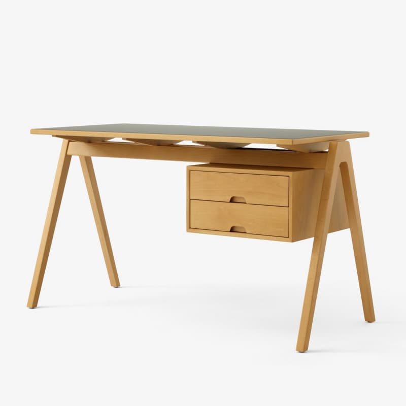 &Tradition Daystak Desk RD3 Bøg og Laminat (Verde Comodoro 0750)