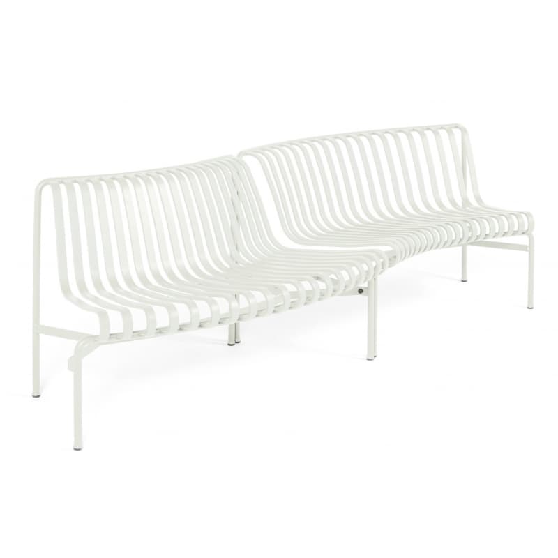 HAY Palissade Park Dining Bench – In-Out Starter Set Cream White