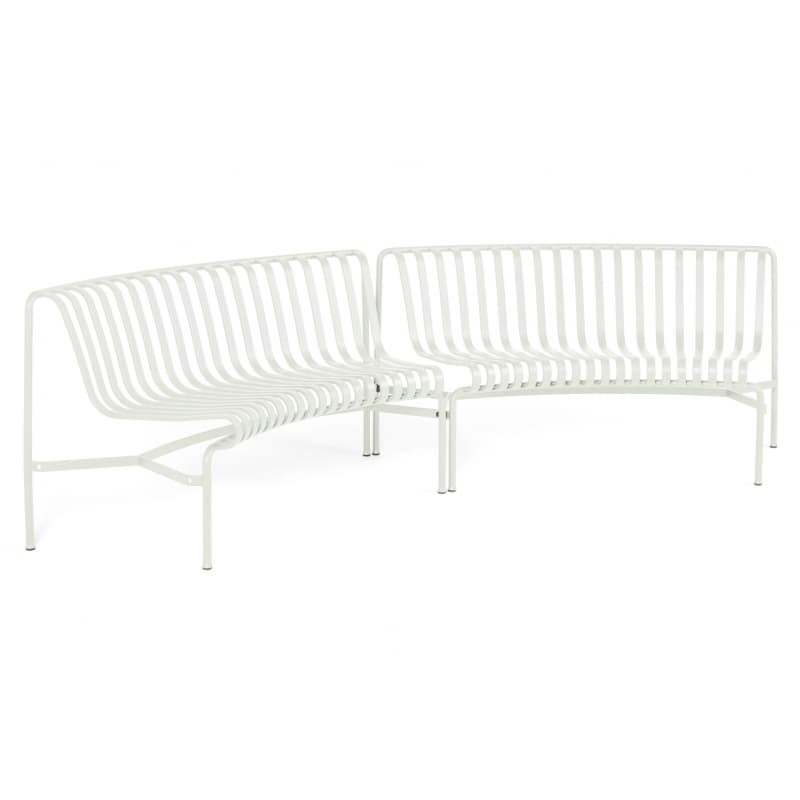 HAY Palissade Park Dining Bench – In-In Starter Set Cream White