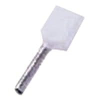 Isoleret dobbelt terminalrr, 2x0,5mm2, L=8mm
