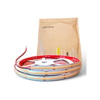 HiluX HighLumen COB LED strips, 24V, 15W, 1300lm/m, 3000K, CRI95+, 5 meter, IP65