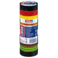 Isoleringstape, mix, 10 mm x 1 meter, PVC, Tesaflex 53988