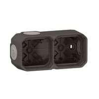 Plexo55 underlag, 4 modul, antracit