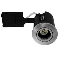 Quick Install HIGH indbygningsspot 230V (Rund), brstet aluminium