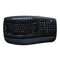 Logitech Comfort Wave 450, kablet USB tastatur, dansk layout, sort