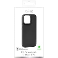 iPhone 15 Pro silikone cover ICON MAG PRO, black - Puro