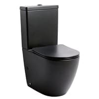 Lavabo Studio BTW gulvstende toilet med soft close sde, matsort