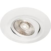 Comfort quick out LED-armatur, 6W, 3000K, IP44, kipbar, 230V