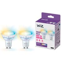 WiZ GU10 pre, Tunable White, 345 lumen, Ra90, 4,7W, WiFi - 2 pak