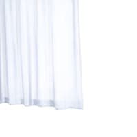 Hvidt badeforhng, 120x200 cm