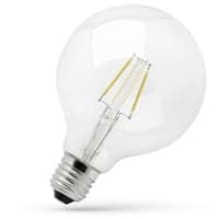 LED-pre E27, Globe, G125, 4000K, 8W, 1000lm, 230V, Spectrum