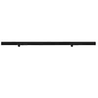 GB lysskinne til loft, komplet, 3 pendeladaptor, midtertilslutning, sort, 2 meter skinne