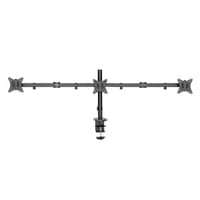 Triple skrmbeslag, bordmontering, 13-27", 7 kg, sort - DELTACO
