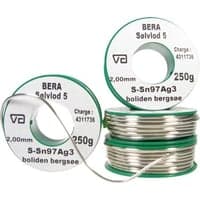 Bera Slvlod 5, slvloddetin, 2 mm, 250 gram