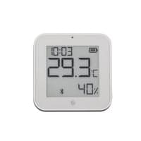Shelly BLU H&T ZB temperatur- og fugtighedsensor med display, Bluetooth + Zigbee, hvid
