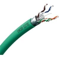 Cat 6 F/UTP netvrkskabel halogenfri, Actassi CL-C, grn yderkappe, 500 meter (p kabeltromle) - Schneider Electric