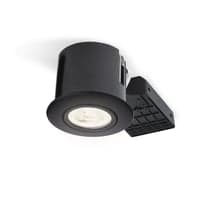 Nordtronic Quick Spot G2 indbygningsspot, GU10, 230V, LED (rund) inkl. LED-pre (Nordtronic / CRI>90 Value / 4,8W / 400lm / 36 / 3000K / G / dmpbar), sort (mat)