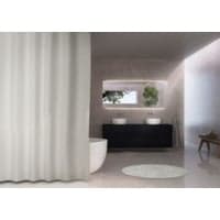 Debel Victoria badeforhng, 180 x 200 cm, 100% polyester, hvid