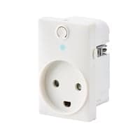 FESH SWITCH Curveline Smart stikkontakt, 1 modul, Zigbee, hvid