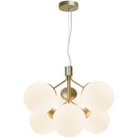 Ivona 6 pendel, E27, messing, 62x62x44,5 cm - Nordlux