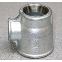 Galvaniseret tee 1/2" x 1/2" x 3/8"