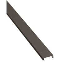 NSH Stolpedkskinne, Antracitgr Aluminium