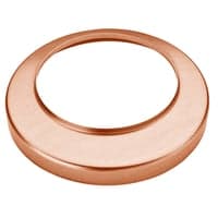 VMZINC brndkrave, 76/150mm, flad, m/hul, kobber