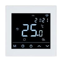 HC91 termostat digital, programmerbar og appstyring, Wi-Fi, hvid