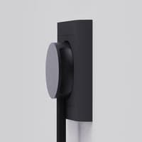 NORM K dansk stikprop, vinkel, uden jord, sort