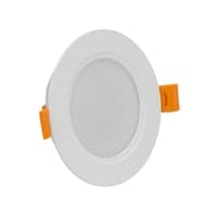 Dure Downlight 5W E27, 4000K, 230V, 110, IP54, IK06, 95x31, Hvid rund, Integreret driver - SpectrumLED