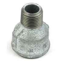 Spidsmuffe 3/4-1/2'' galvaniseret