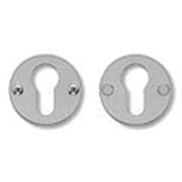 Rosetter, cylinder euro, 7116.02E, matbrstet rustfrit stl
