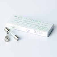 Glas sikring - slow, 3,15A