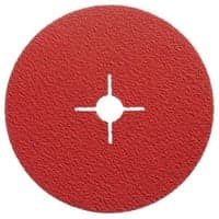 Norton Fiberrondel F996, 125x22mm, P36 SG-Keramisk slibekorn til jern og rustfrit stl