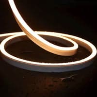 CLIP-ON Neon Flex LED strip, 8x16, 8W pr. meter, IP67, 24V, varm hvid - afklip x 1 meter