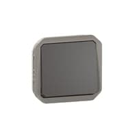 PLEXO55 korrespondanceafbryder, 10A, 2 modul, antracit