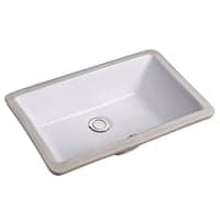 Lavabo Gino, porcelnsbadvask, 525x345x185 mm, til underlimning, hvid