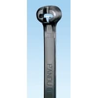Kabelbinder med stl, 4,7X203, pakke med 100 stk, sort - Panduit - 100 stk