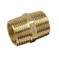 brystnippel 3/4", siliciumbronze, blyfri - PURAFIT