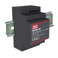 Strmforsyning HDR-60-24 AC/DC, 60W, 24V, 52,5mm