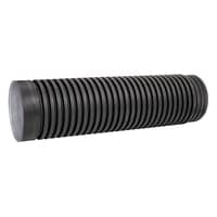Rr IQ ID400, 3 meter, sort med muffe, PP SN8 - Uponor