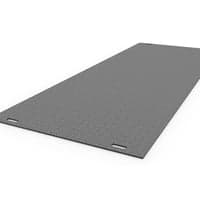 Kreplade, 3 meter x 111 cm, m/mnster, 4 hndtag, sort, PE genbrugsplast