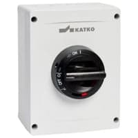 Sikkerhedsafbryder Katko, 32A, 4 poler, 2xM32P, gr, KEM432M3-M32P