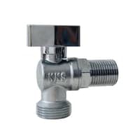 Vinkel kuglehane med kontraventil, 3/4" x 1/2" - KK Sourcing