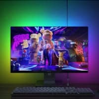 PC Sync LED strip til 24" skrm, 4 sider, PC-baggrundsbelysningRGBIC, USB, 60 LED/m, 10W/m