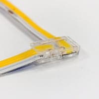 L-mellemled, enkeltfarvet LED strips, 10mm bred, 12V / 24V, COB