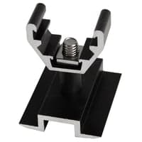 Mellemklips, 30-47 mm, sort-eloxeret aluminium