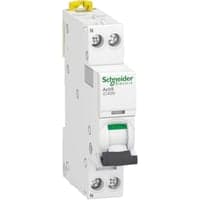Automatsikring IC40N, 1P+N, 2A, C, 6/10kA