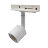 Skinnespot, GU10, 230V, 1-faset skinne, hvid (uden lyskilde)