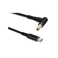 USB-C til DC 5,5*2,5mm kabel, 12V, 5A, 1,2 meter